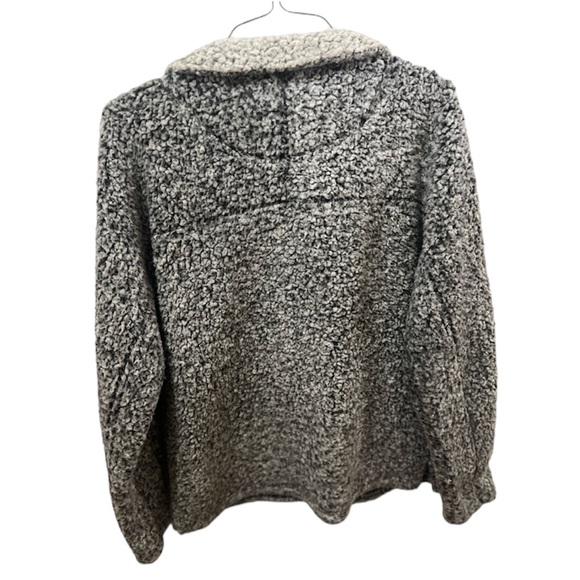 TRUE GRIT • The Original Frosty Tipped Pile 1/2 Zip Pullover - Picture 4 of 6
